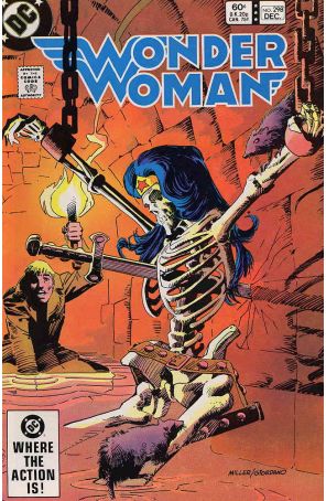 Wonder Woman (1st Series) 298 published by DC with cover art by Frank Miller