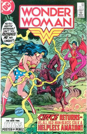 Wonder Woman (1st Series) 313 published by DC with cover art by Ed Hannigan