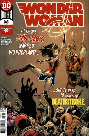 Wonder Woman (1st Series) 768 published by DC with cover art by David Marquez and Alejandro Sánchez