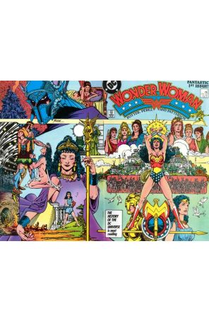 Wonder Woman (2nd Series) 1 published by DC with cover art by George Pérez
