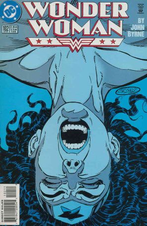 Wonder Woman (2nd Series) 102 published by DC with cover art by John Byrne