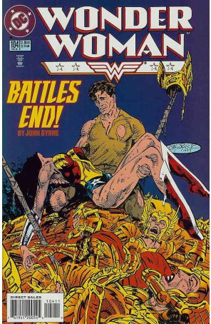 Wonder Woman (2nd Series) 104 published by DC with cover art by John Byrne