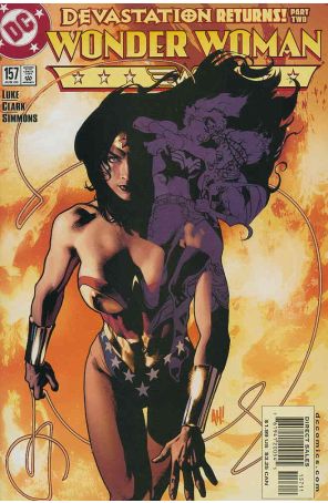Wonder Woman (2nd Series) 157 published by DC with cover art by Adam Hughes