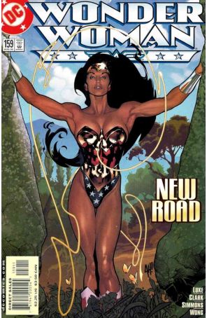 Wonder Woman (2nd Series) 159 published by DC with cover art by Adam Hughes