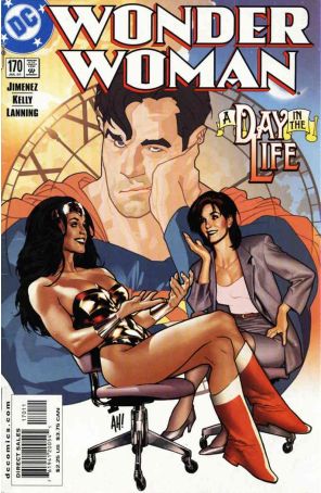 Wonder Woman (2nd Series) 170 published by DC with cover art by Adam Hughes