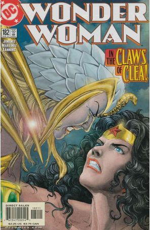 Wonder Woman (2nd Series) 182 published by DC with cover art by Phil Jimenez