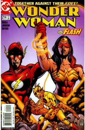 Wonder Woman (2nd Series) 214 published by DC with cover art by Drew Johnson