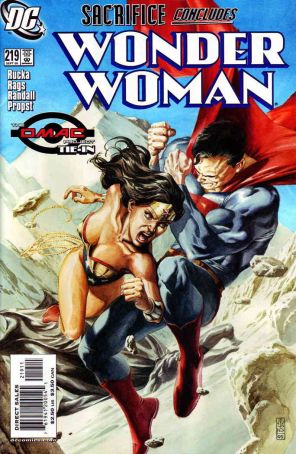 Wonder Woman (2nd Series) 219 published by DC with cover art by J.G. Jones