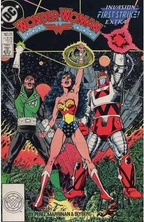 Wonder Woman (2nd Series) 25 published by DC with cover art by George Pérez