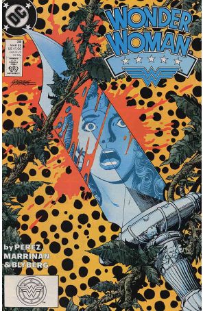 Wonder Woman (2nd Series) 28 published by DC with cover art by George Pérez