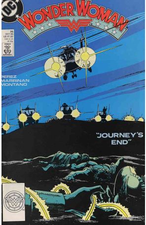 Wonder Woman (2nd Series) 35 published by DC with cover art by Chris Marrinan