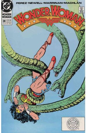 Wonder Woman (2nd Series) 38 published by DC with cover art by Chris Marrinan