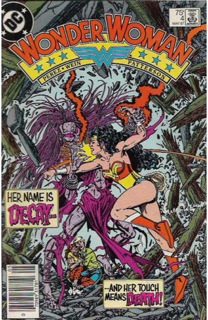 Wonder Woman (2nd Series) 4 (Newsstand) published by DC with cover art by George Pérez