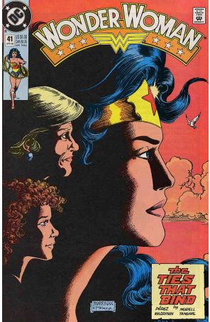 Wonder Woman (2nd Series) 41 published by DC with cover art by Chris Marrinan and George Pérez
