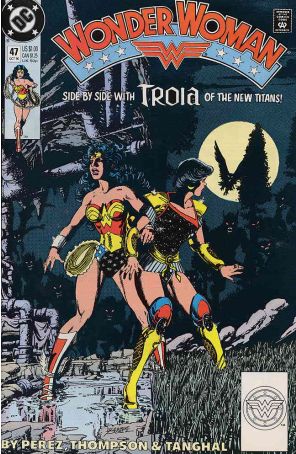 Wonder Woman (2nd Series) 47 published by DC with cover art by George Pérez