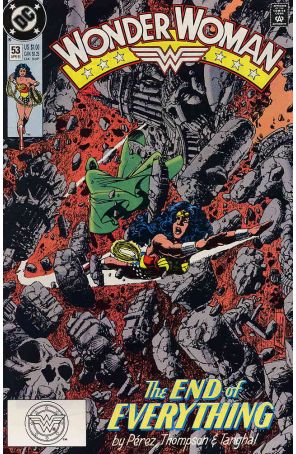 Wonder Woman (2nd Series) 53 published by DC with cover art by George Pérez
