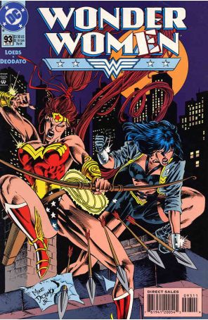 Wonder Woman (2nd Series) 93 published by DC with cover art by Mike Deodato Jr.