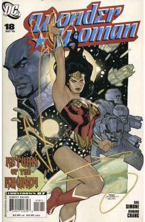 Wonder Woman (3rd Series) 18 published by DC with cover art by Terry Dodson