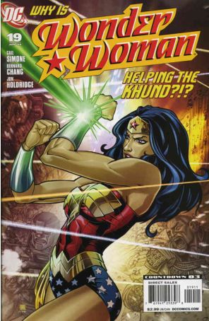 Wonder Woman (3rd Series) 19 published by DC with cover art by Bernard Chang