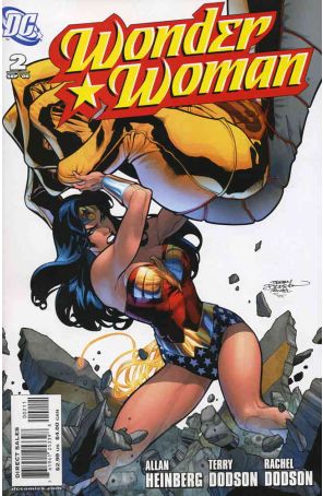 Wonder Woman (3rd Series) 2 published by DC with cover art by Terry Dodson