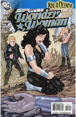 Wonder Woman (3rd Series) 27 published by DC with cover art by Aaron Lopresti