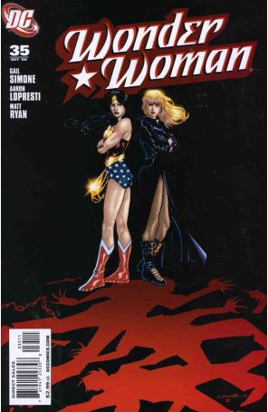 Wonder Woman (3rd Series) 35 published by DC with cover art by Aaron Lopresti