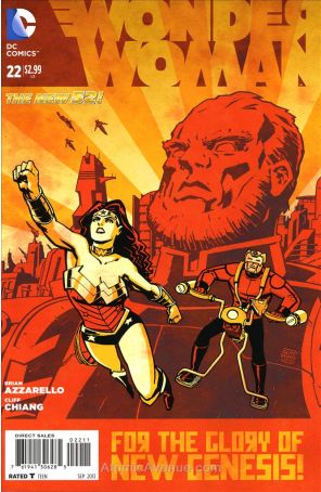 Wonder Woman (4th Series) 22 published by DC with cover art by Cliff Chiang