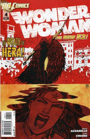 Wonder Woman (4th Series) 4 published by DC with cover art by Cliff Chiang