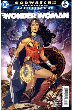 Wonder Woman (5th Series) 16 published by DC with cover art by Bilquis Evely