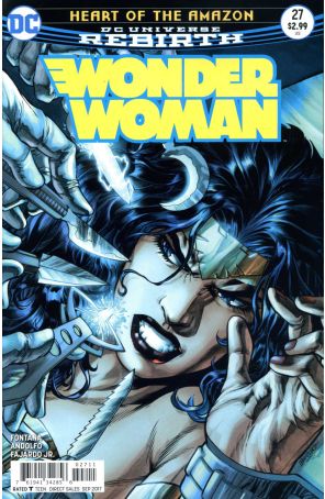 Wonder Woman (5th Series) 27 published by DC with cover art by Jesus Merino