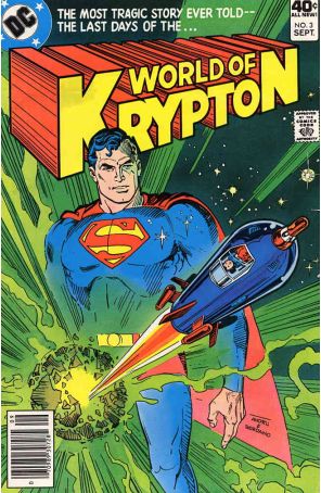 World of Krypton (1st Series) 3 published by DC with cover art by Ross Andru
