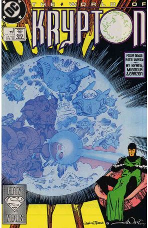World of Krypton (2nd Series) 3 published by DC with cover art by John Byrne and Walter Simonson