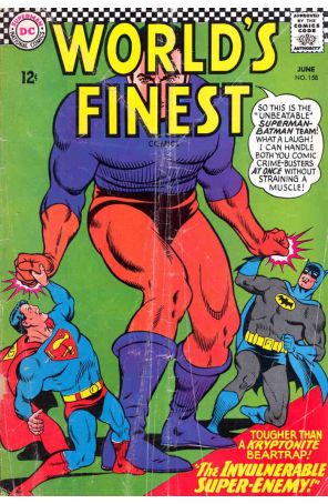World's Finest Comics 158 published by DC with cover art by Curt Swan