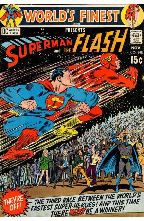 World's Finest Comics 198 published by DC with cover art by Carmine Infantino