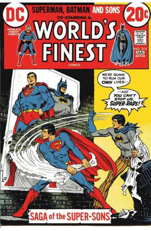 World's Finest Comics 215 published by DC with cover art by Nick Cardy