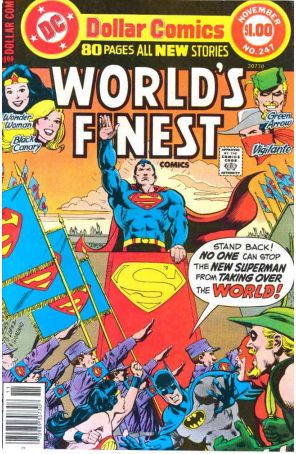 World's Finest Comics 247 published by DC with cover art by José Luis García-López