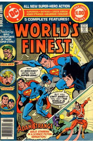 World's Finest Comics 263 published by DC with cover art by Ross Andru