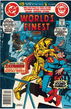 World's Finest Comics 274 (Newsstand) published by DC with cover art by Ross Andru