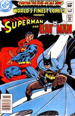 World's Finest Comics 285 (Newsstand) published by DC with cover art by Frank Miller