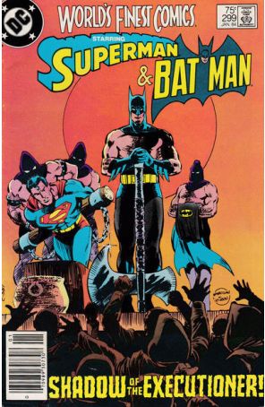 World's Finest Comics 299 (Newsstand) published by DC with cover art by Ed Hannigan