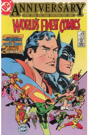 World's Finest Comics 300 published by DC with cover art by Ed Hannigan