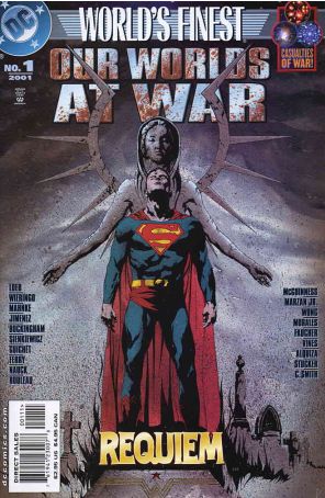 World's Finest: Our Worlds at War 1 published by DC with cover art by Jae Lee