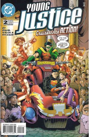 Young Justice 2 published by DC with cover art by Todd Nauck