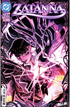 Zatanna (4th Series) 3A published by DC with cover art by Jamal Campbell