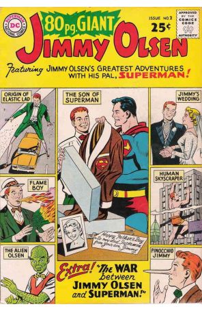 80 Page Giant Magazine 2 published by DC with cover art by Curt Swan