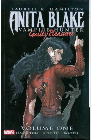 Anita Blake Vampire Hunter: Guilty Pleasures TPB 1 published by Marvel with cover art by Brett Booth