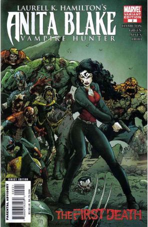 Anita Blake, Vampire Hunter: The First Death 2A published by Marvel with cover art by Brett Booth