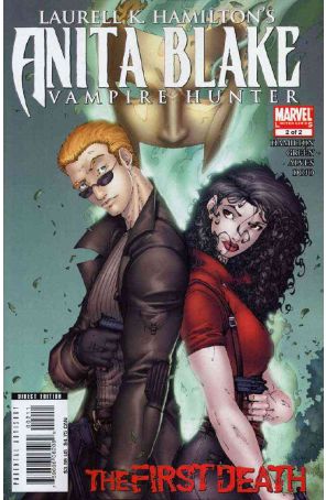 Anita Blake, Vampire Hunter: The First Death 2 published by Marvel with cover art by Brett Booth