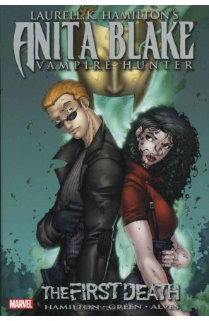 Anita Blake, Vampire Hunter: The First Death TPB 1 published by Marvel with cover art by Brett Booth