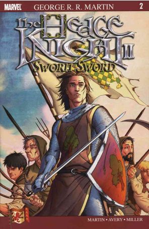 Hedge Knight II: Sworn Sword 2 published by Marvel with cover art by Mike S. Miller